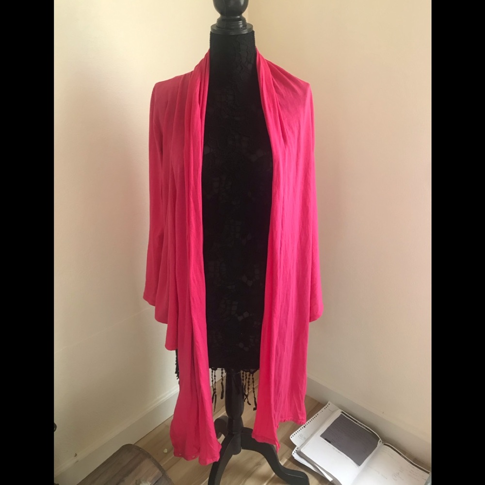 pink calvin klien reversible wrap sz S